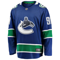 Vancouver Canucks Evander Kane Fanatics Blue Home Breakaway Jersey