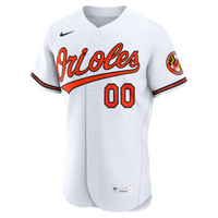 Baltimore Orioles Nike White Home Authentic Custom Jersey