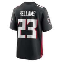 Atlanta Falcons DeMarcco Hellams Nike Black Team Game Jersey