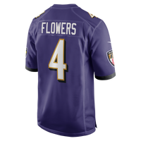 Baltimore Ravens Zay Flowers Nike Purple Game Jersey