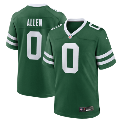 New York Jets Braelon Allen Nike Legacy Green Game Jersey