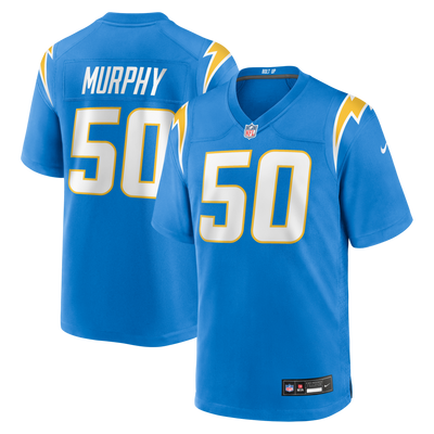 Los Angeles Chargers Caleb Murphy Nike Powder Blue Team Game Jersey