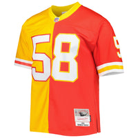 Kansas City Chiefs Derrick Thomas Mitchell & Ness Red/Gold 1994 Split Legacy Replica Jersey