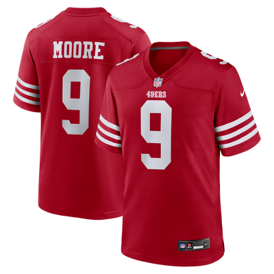 San Francisco 49ers Skyy Moore Nike Scarlet Team Game Jersey
