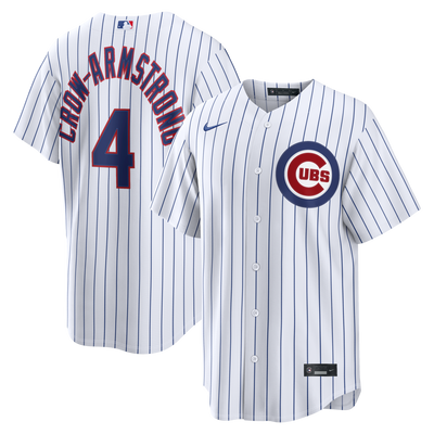 Chicago Cubs Pete Crow-Armstrong Nike White Home Replica Jersey