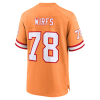 Tampa Bay Buccaneers Tristan Wirfs Nike Orange Alternate Game Jersey