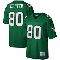 Philadelphia Eagles Cris Carter Mitchell & Ness Kelly Green Legacy Replica Jersey