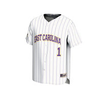 #1 ECU Pirates GameDay Greats Lightweight Baseball Jersey - White