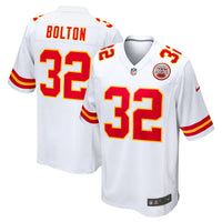 Kansas City Chiefs Nick Bolton Nike White Away Game Player Jersey