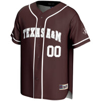 Texas A&M Aggies GameDay Greats NIL Pick-A-Player Lightweight Baseball Jersey - Maroon