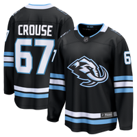 Utah Mammoth Lawson Crouse Fanatics Black Home Breakaway Player Jersey