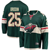 Minnesota Wild Jonas Brodin Fanatics Green Breakaway Jersey