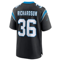 Carolina Panthers Demani Richardson Nike Black Team Game Jersey