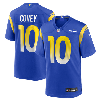 Los Angeles Rams Britain Covey Nike Royal Team Game Jersey