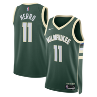 Milwaukee Bucks Nike Icon Edition Swingman Jersey - Hunter Green - Tyler Herro -