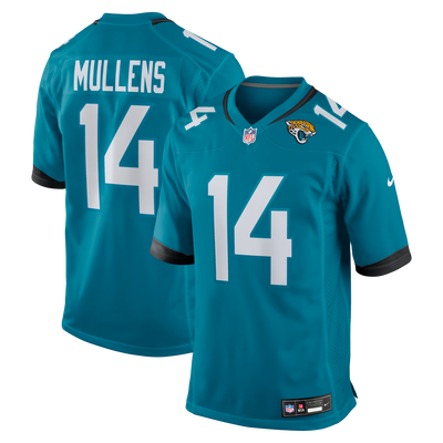 Jacksonville Jaguars Nick Mullens Nike Teal Team Game Jersey
