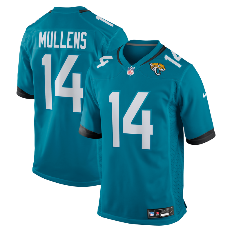 Jacksonville Jaguars Nick Mullens Nike Teal Team Game Jersey