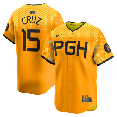Pittsburgh Pirates Oneil Cruz Nike Gold City Connect Limited Jersey