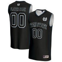 Utah State Aggies GameDay Greats NIL Pick-A-Player Lightweight Basketball Jersey - Black