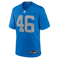Detroit Lions Jack Campbell Nike Blue Alternate Game Jersey