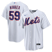New York Mets Sean Manaea Nike White Home Replica Jersey