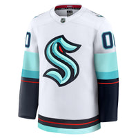 Seattle Kraken Fanatics White Away Premium Custom Jersey