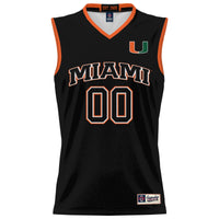Miami Hurricanes GameDay Greats NIL Pick-A-Player Lightweight Basketball Jersey - Black