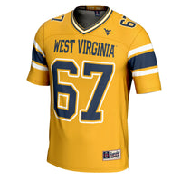GameDay Greats #1 Gold West Virginia Mountaineers Football Jersey