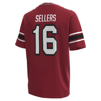 LaNorris Sellers South Carolina Gamecocks Under Armour NIL Football Replica Player Jersey - Garnet