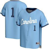 #1 North Carolina Tar Heels GameDay Greats Lightweight Baseball Jersey - Carolina Blue