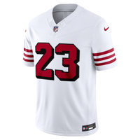 San Francisco 49ers Christian McCaffrey Nike White Alternate Vapor F.U.S.E. Stitched Limited Jersey