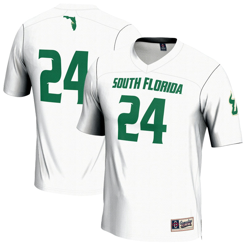#24 South Florida Bulls GameDay Greats Lightweight Lacrosse Jersey - White