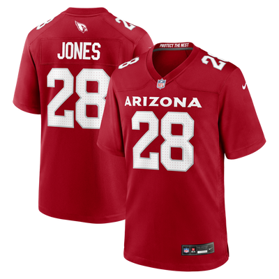 Arizona Cardinals Elijah Jones Nike Cardinal Team Game Jersey
