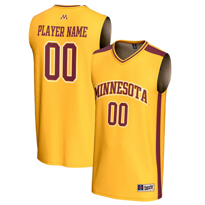 Minnesota Golden Gophers GameDay Greats NIL Pick-A-Player Lightweight Basketball Fashion Jersey - Gold