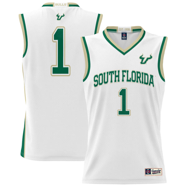 #1 South Florida Bulls GameDay Greats Lightweight Basketball Jersey - White