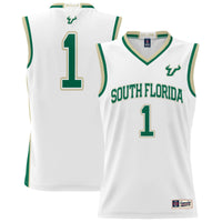 #1 South Florida Bulls GameDay Greats Lightweight Basketball Jersey - White