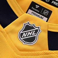 Nashville Predators Fanatics Gold Home Premium Custom Jersey