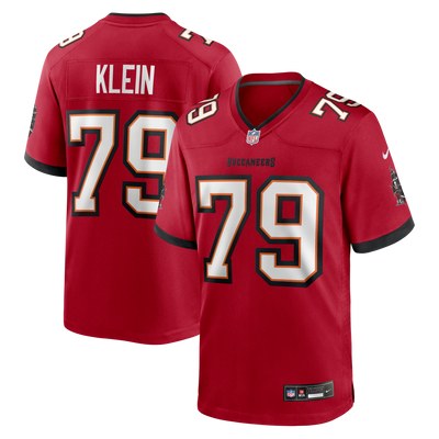 Tampa Bay Buccaneers Elijah Klein Nike Red Game Jersey