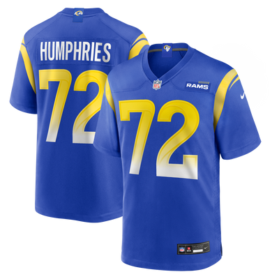 Los Angeles Rams D.J. Humphries Nike Royal Team Game Jersey