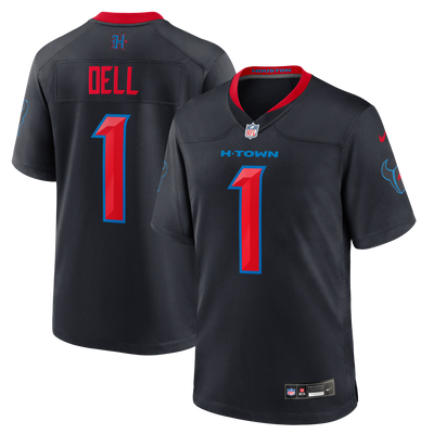 Houston Texans Tank Dell Nike Navy Alternate Game Jersey