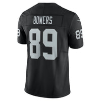 Las Vegas Raiders Brock Bowers Nike Black Team Vapor F.U.S.E. Limited Jersey