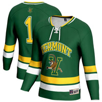 Vermont Catamounts GameDay Greats Lightweight Hockey Fashion Jersey - Green