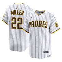 San Diego Padres Mason Miller Nike White Home Limited Player Jersey