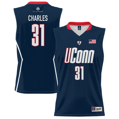 Tina Charles UConn Huskies GameDay Greats Lightweight Basketball Alumni Jersey - Navy