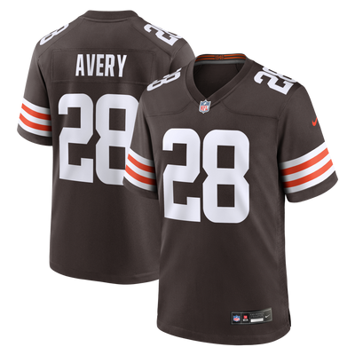 Cleveland Browns Tre Avery Nike Brown Team Game Jersey