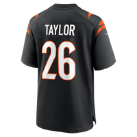 Cincinnati Bengals Ja'Sir Taylor Nike Black Team Game Jersey