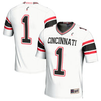 #1 Cincinnati Bearcats GameDay Greats Lightweight Football Fashion Jersey - White