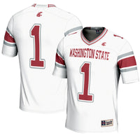 #1 Washington State Cougars GameDay Greats Endzone Football Jersey - White