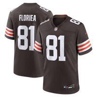 Cleveland Browns Luke Floriea Nike Brown Team Game Jersey