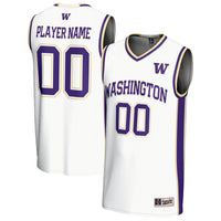 Washington Huskies GameDay Greats NIL Pick-A-Player Lightweight Basketball Fashion Jersey - White